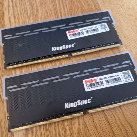 32GB DDR4 3200MHz (2x16GB)