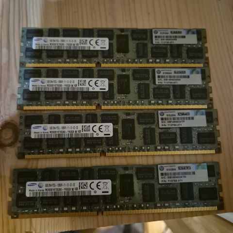 4x8gb ram pc3l