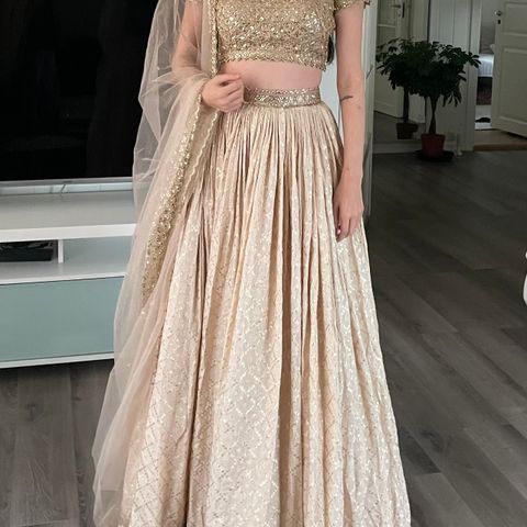 Lehenga / Indisk kjole / Brudekjole / Festkjole