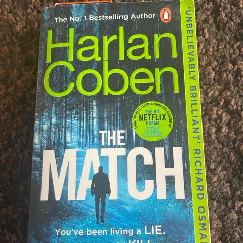 Harlan Coben – The Match – engelsk bok – fri frakt