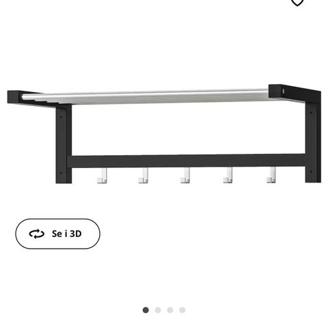 Ikea Tjusig hattehylle