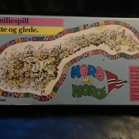 Retro Familiespill - moro med Norge