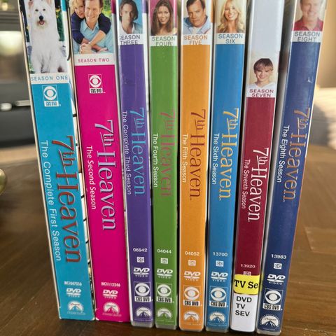 7th Heaven sesong 1-8 DVD