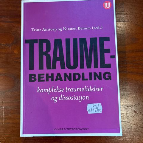 Traumebehandling/ komplekse traumelidelser og dissosiasjon