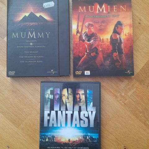 Final fantasty og mummy filmene og scorpion king