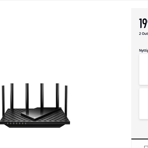 ROUTER TP LINK ARCHER AXE 75 WIFI 6 E New generation!!