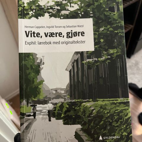 Exphil bok, vite være gjøre