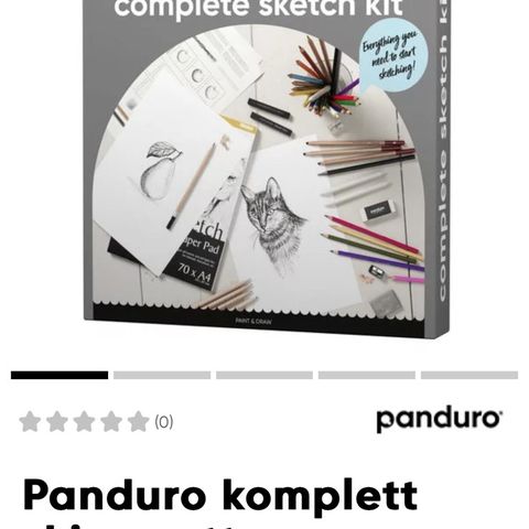 Panduro complete sketch kit