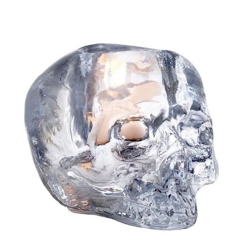 Kosta Boda skull telysholdere