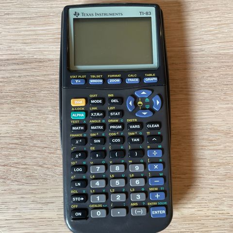 Grafisk kalkulator Texas instruments  TI-83