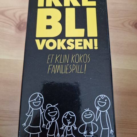 Familiespill - Ikke bli voksen! selges