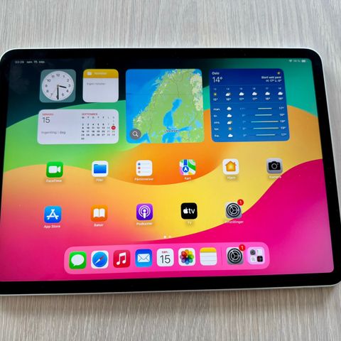 iPad Pro 3. gen (M1) med 128 GB og 11-tommers skjerm