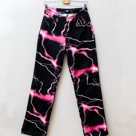 Pink Lightning Jeans fra JADED London (W 28)