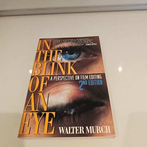 The blink of an eye. Walter Murch