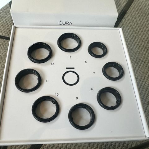 Oura ring størrelse kit (sizing kit)