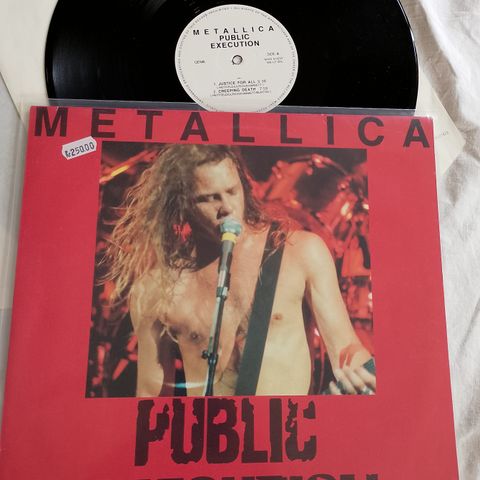 Spesielle & "uvanlige" Metallica-vinyler selges!