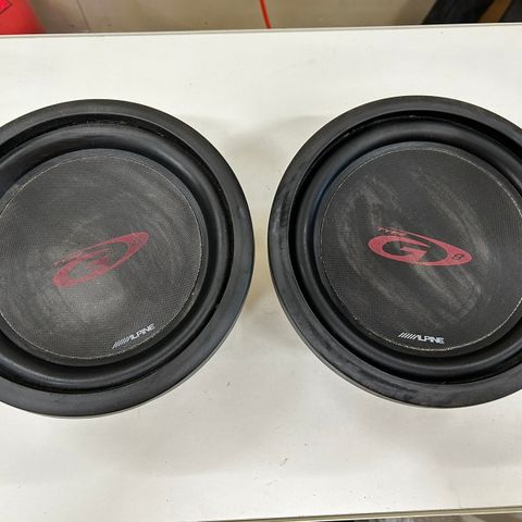 2 stk - Alpine 8" Subwoofer SWG-844