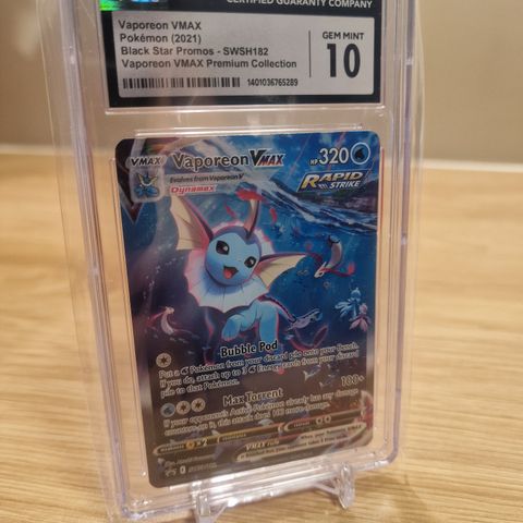 Vaporeon VMAX - CGC 10 - SWSH182