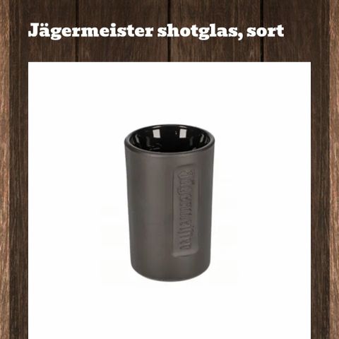 6stk Orginale Jägermeister shot glass