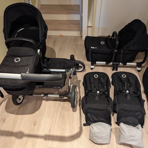 Bugaboo Donkey 3 med 2 liggedeler + 2 sittedeler