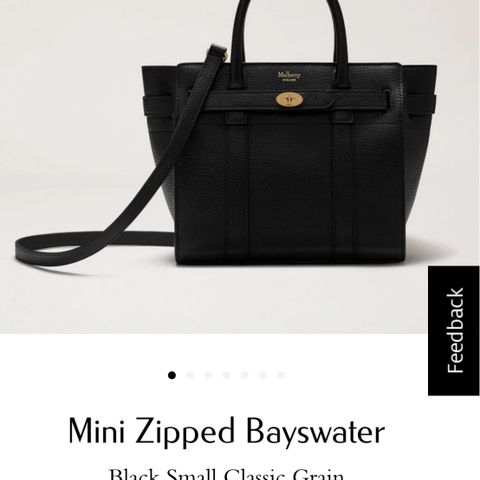 Mulberry mini zipped bayswater