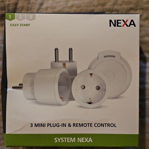 Smart Home 3 plug-ins & remote controller System Nexa