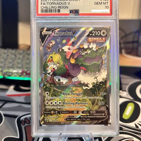 Tornadus V #185 / PSA 10