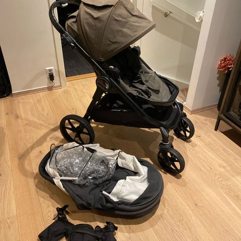 Babyjogger City Premier barnevogn med babybag og sportsdel