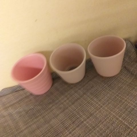 3 Lysestaker blomsterpotter