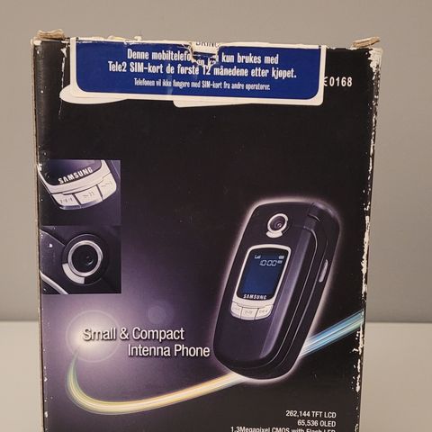 Samsung SGH-E730 liten og kompakt FLIP Telefon Mobile