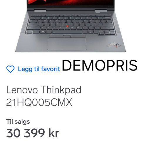 Lenovo Thinkpad X1 Yoga G8,I7-1355U 32GB/512GB SSD, 4G/ESIM, 2-1 TOUCH, 2024