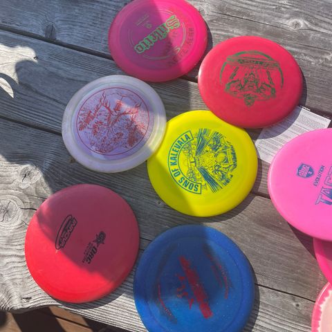 6 stk disker frisbeegolf