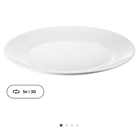 Tallerkner fra IKEA