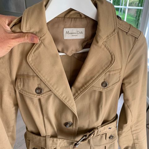 Massimo Dutti kort trenchcoat