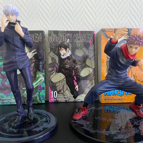 Anime Figurer Gojo og Yuji