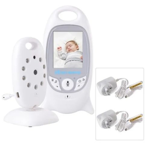 Babycall. Trådløs 2,4 GHz Babymonitor med LCD-skjerm og nattsyn