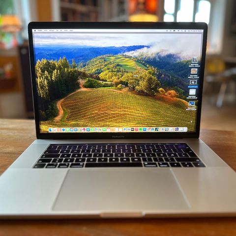 Apple MacBook Pro 15" 2TB SSD/2,6 GHz i7 (2018/nytt hovedkort og trackpad 2024)