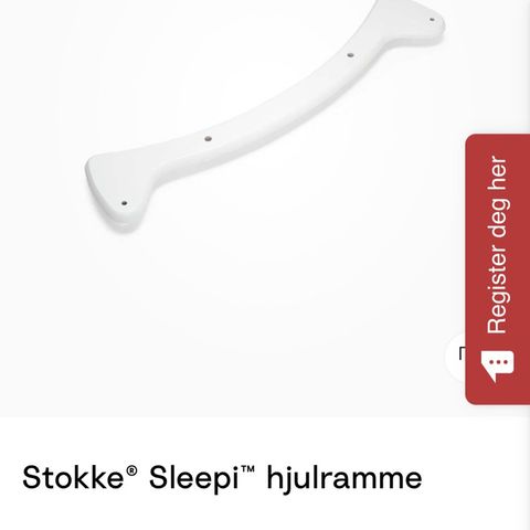 Deler til Stokke Sleepi seng gis bort