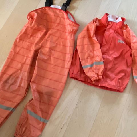 Helly Hansen regntøy str 122/7 år