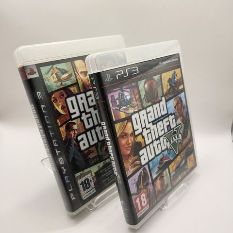 PS3 - GTA pakke! GTA V + GTA IV - CIB