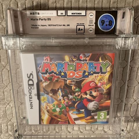 WATA 9.8 A+ Mario Party Nintendo DS UKV