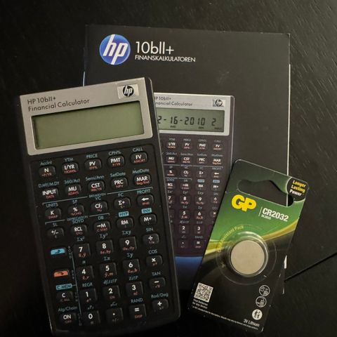 hp 10bii+ financial calculator