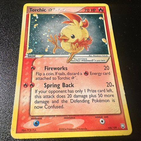 Torchic Gold Star (108/109)