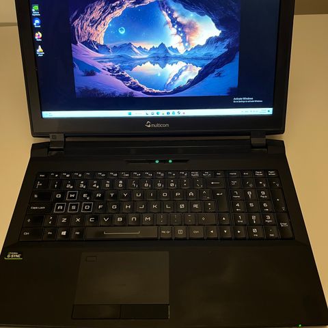 Multicom gaming laptop/workstation