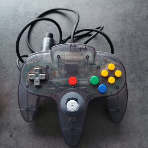 Funtastic Smoke Black kontroller - Nintendo 64