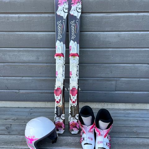 Rossignol Attraxion Cirly slalomski 110cm, sko og hjelm