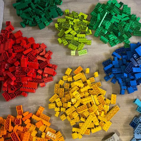 DUPLO Lego byggeklosser og plater