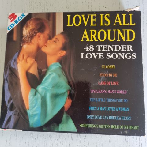 CD box -  Love is all around - 3 CD-er