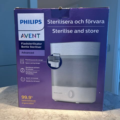 Philips Avent Sterilisator og flasketørker - RESERVERT