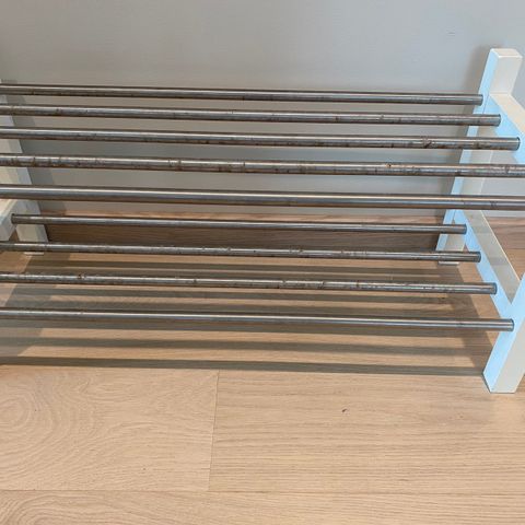 IKEA TJUSIG hvit  skohylle 2 stk